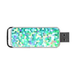 Mosaic Sparkley 1 Portable Usb Flash (one Side) by MedusArt