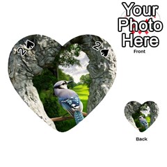 Bird In The Tree 2 Playing Cards 54 (heart)  by infloence