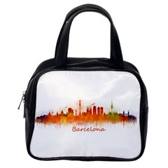 Barcelona City Art Classic Handbags (one Side) by hqphoto