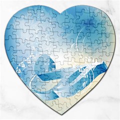 Music Jigsaw Puzzle (heart) by FantasyWorld7