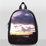  Sunset Over The Valley School Bags (Small)  Front