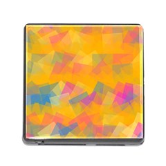 Fading Squares Memory Card Reader (square) by LalyLauraFLM