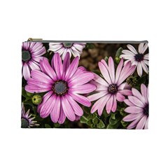 Beautiful Colourful African Daisies  Cosmetic Bag (large)  by OZMedia