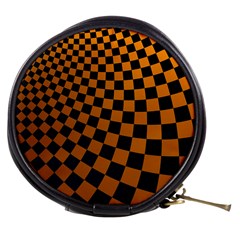 Abstract Square Checkers  Mini Makeup Bags by OZMedia