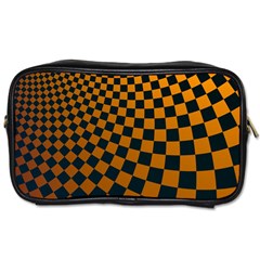 Abstract Square Checkers  Toiletries Bags by OZMedia