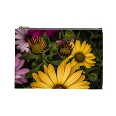 Beautiful Colourful African Daisies  Cosmetic Bag (large)  by OZMedia