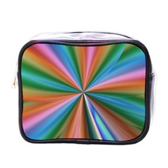 Abstract Rainbow Mini Toiletries Bags by OZMedia