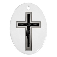 Christian Cross Ornament (oval) by igorsin