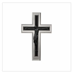 Christian Cross Large Satin Scarf (square) by igorsin