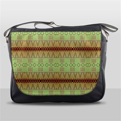 Aztec Pattern Messenger Bag by LalyLauraFLM