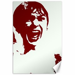 Psycho Canvas 20  X 30   by icarusismartdesigns