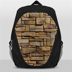 Block Wall 1 Backpack Bag by trendistuff