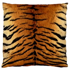 Tiger Fur Standard Flano Cushion Cases (two Sides)  by trendistuff