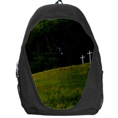 Three Crosses On A Hill Backpack Bag by trendistuff