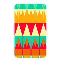 Triangles And Other Retro Colors Shapes 			memory Card Reader (rectangular) by LalyLauraFLM