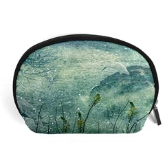 Nature Photo Collage Accessory Pouches (large)  by dflcprints