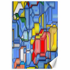 3d Shapes 			canvas 20  X 30  by LalyLauraFLM