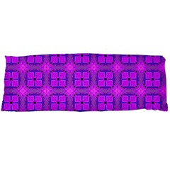 Abstract Dancing Diamonds Purple Violet Body Pillow Case Dakimakura (two Sides) by DianeClancy