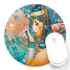 Star Illumination Round Mousepads by icarusismartdesigns