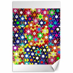 Star Of David Canvas 20  X 30   by SugaPlumsEmporium