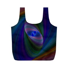 Eye Of The Galactic Storm Full Print Recycle Bags (m)  by StuffOrSomething