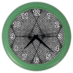 The Weave  Color Wall Clocks by SugaPlumsEmporium