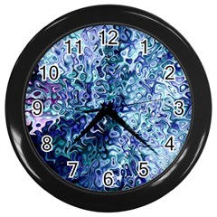 Splashes! Wall Clocks (black) by SugaPlumsEmporium