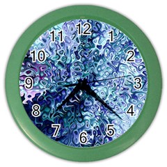 Splashes! Color Wall Clocks by SugaPlumsEmporium