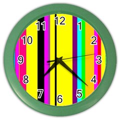 Feeling Purky! Color Wall Clocks by SugaPlumsEmporium