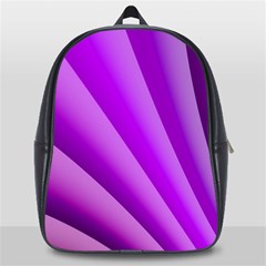 Gentle Folds Of Purple School Bags(large)  by FunWithFibro