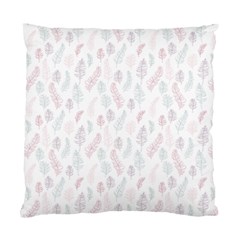 Whimsical Feather Pattern, Soft Colors, Standard Cushion Case (two Sides) by Zandiepants