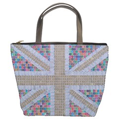 Multicoloured Union Jack Bucket Bags by cocksoupart