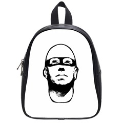 Baldhead Hero Comic Illustration School Bags (small)  by dflcprints