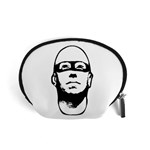 Baldhead Hero Comic Illustration Accessory Pouches (Small)  Front