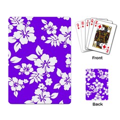 Violet Hawaiian Playing Card by AlohaStore