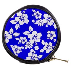 Deep Blue Hawaiian Mini Makeup Bags by AlohaStore