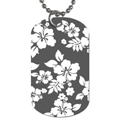 Gray Hawaiian Dog Tag (two Sides) by AlohaStore