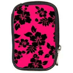 Dark Pink Hawaiian Compact Camera Cases by AlohaStore