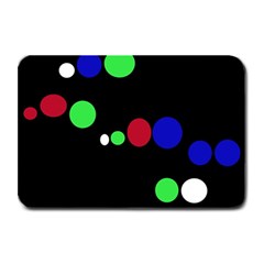 Colorful Dots Plate Mats by Valentinaart