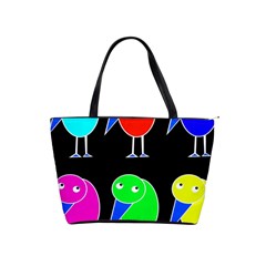 Colorful Birds Shoulder Handbags by Valentinaart