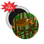 Brown bird 2.25  Magnets (10 pack)  Front