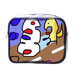 Abstract Comic Mini Toiletries Bags by Valentinaart