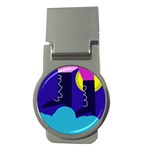 Walking on the clouds  Money Clips (Round)  Front