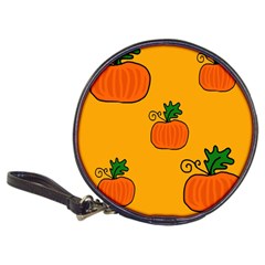 Thanksgiving Pumpkins Pattern Classic 20-cd Wallets by Valentinaart