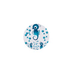 Seahorsesb 1  Mini Buttons by vanessagf