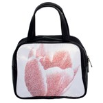 Tulip red pencil drawing art Classic Handbags (2 Sides) Front