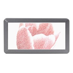 Tulip Red Pencil Drawing Art Memory Card Reader (mini) by picsaspassion