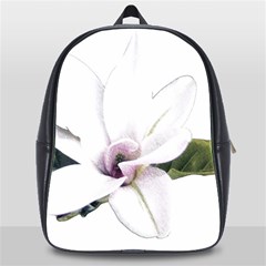 White Magnolia Pencil Drawing Art School Bags (xl)  by picsaspassion