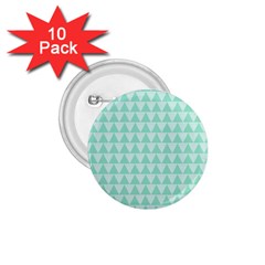 Mint Color Triangle Pattern 1 75  Buttons (10 Pack) by picsaspassion