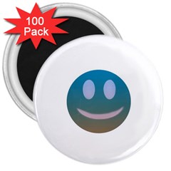 Smiley 3  Magnets (100 Pack) by picsaspassion